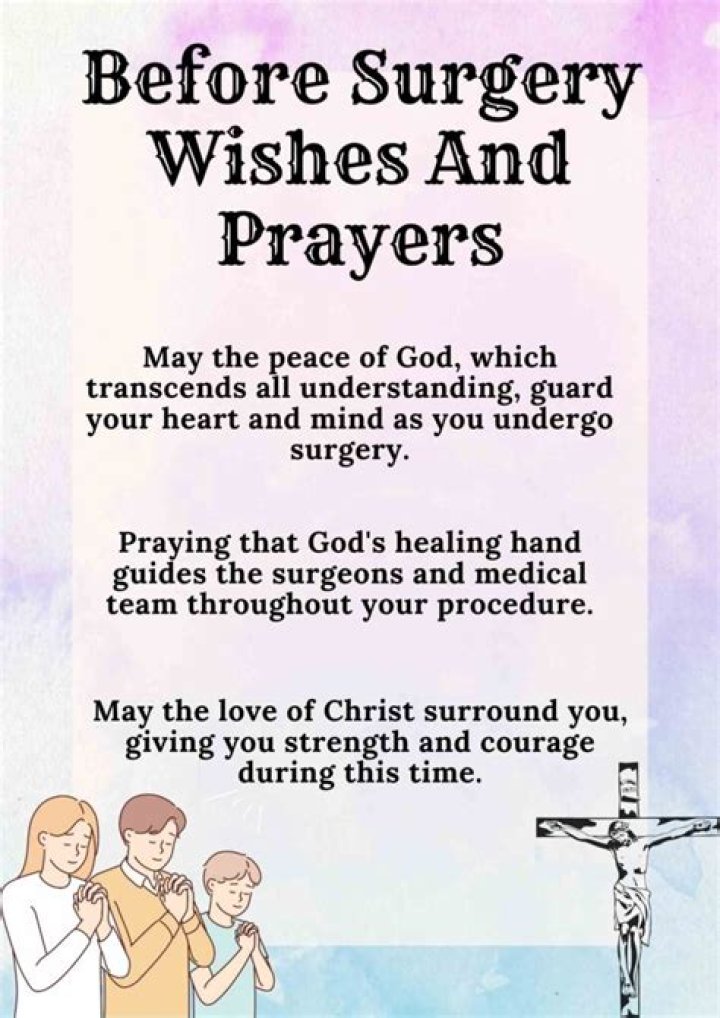 Before Surgery Wishes And Prayers