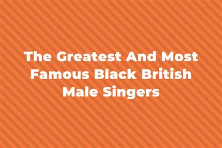 Black British Male Singers