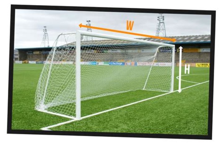 How big is a 11-a-side goal?