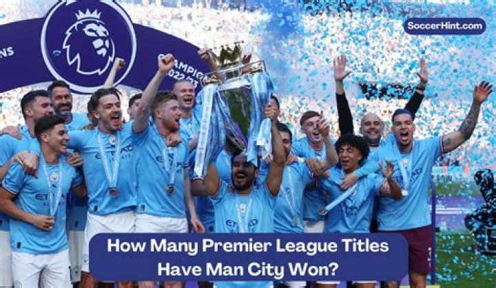 How many Premier League titles has Pep Guardiola won with Man City?