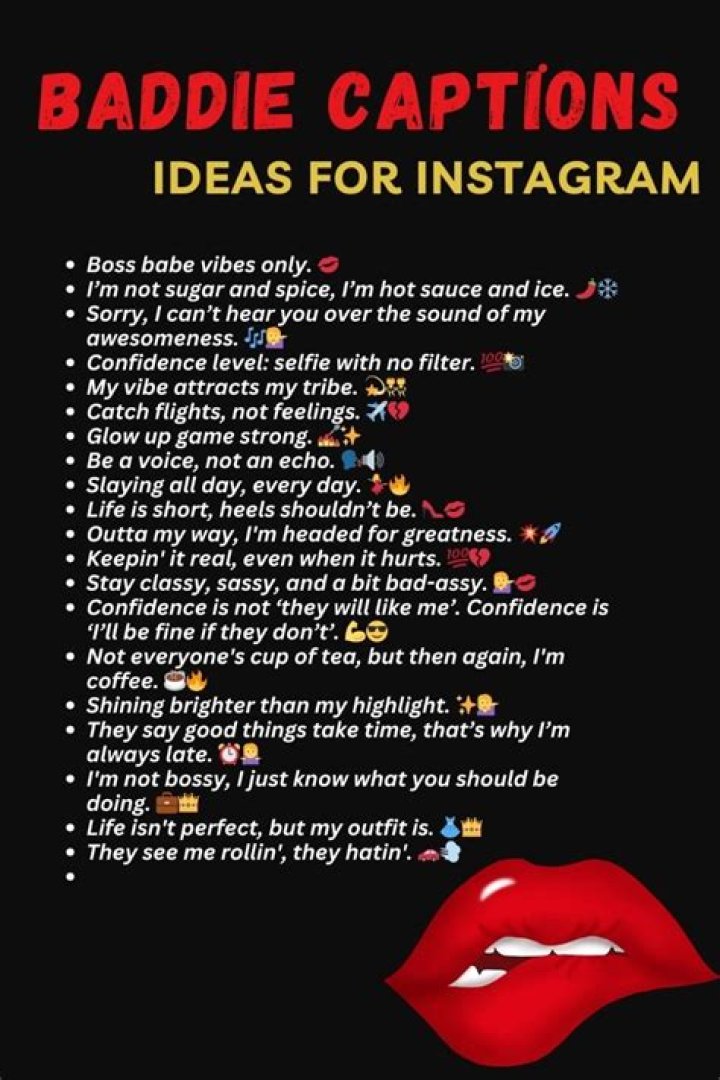 Instagram Baddie Captions