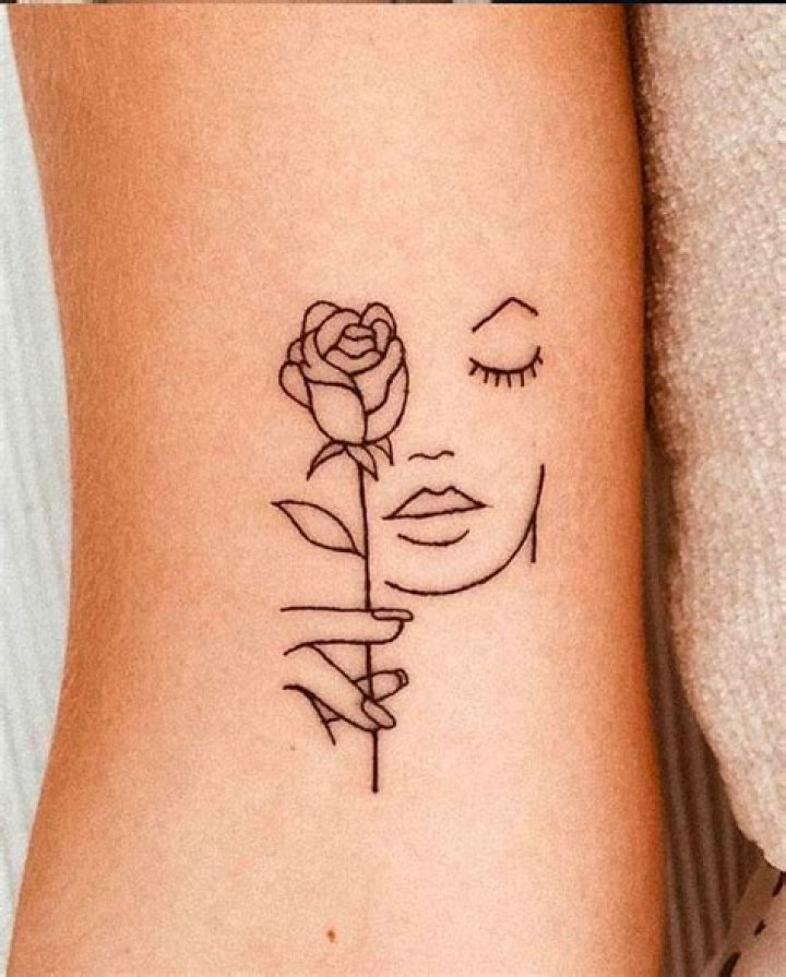 Ladies Simple Tattoo