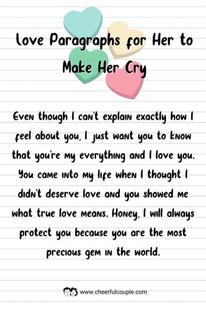 Paragraphs For Her To Say Sorry
