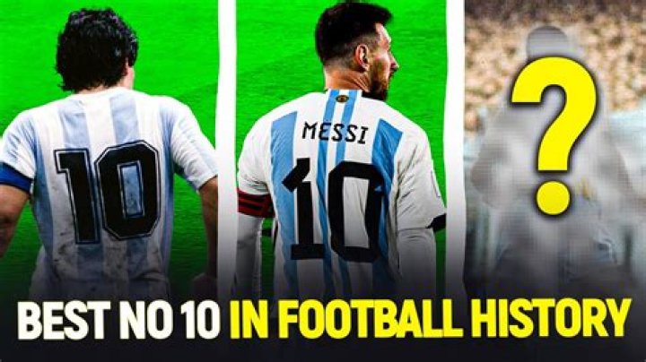 What is a number 10 in football?