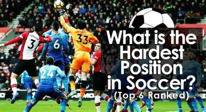 What is hardest position in soccer?
