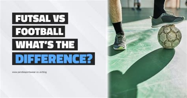 What is the difference between a futsal ball and a soccer ball?