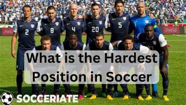 What is the hardest position in soccer?