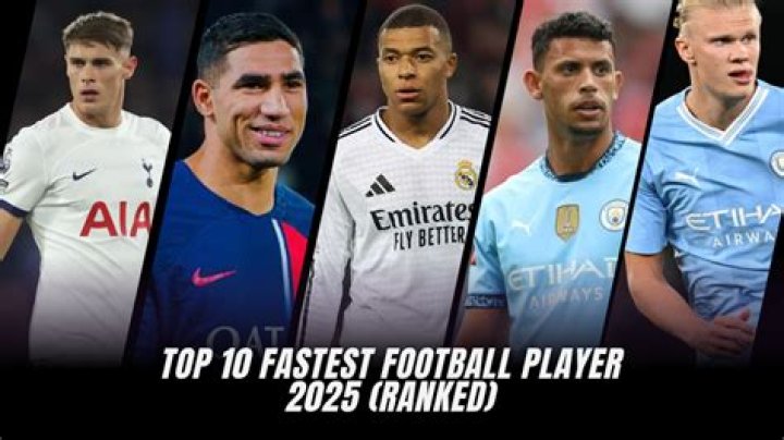 Who is fastest football player 2022?