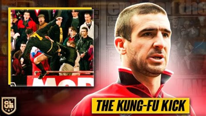 Who was the fan kicked by Eric Cantona?